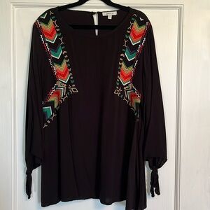 Tribal Embroidered Blouse